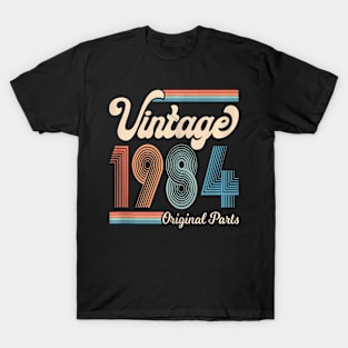 36 Year Old Birthday Design Vintage Born In 1984 T-Shirt